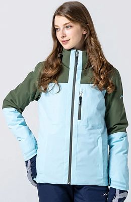 Превью Женская горнолыжная куртка Куртка горнолыжная PHENIX Bicolor Block Pale Blue