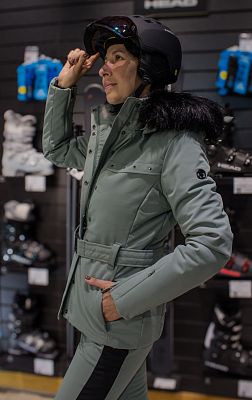 Превью Женская горнолыжная куртка Куртка горнолыжная POIVRE BLANC W24-0801-WO Lichen Green
