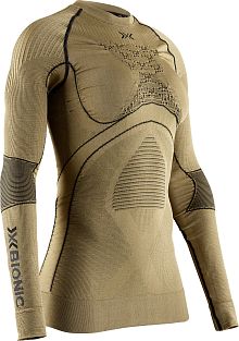 Превью Термобелье Термофутболка X-BIONIC Radiactor 4.0 LG SL Wmn Gold/Black