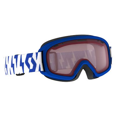 Превью Горнолыжная маска уменьшенного размера Маска горнолыжная SCOTT Junior Witty Royal Blue/White/Enhancer (271827-7643004)