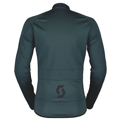 Превью  Велокуртка SCOTT RC Warm Reversible WB Black/Aruba Green