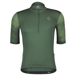 Превью Велоджерси с коротким рукавом SCOTT Gravel 10 Smoked Green/Frost Green