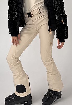 Превью Женские горнолыжные брюки Брюки горнолыжные HIGH SOCIETY Lani Star Cream
