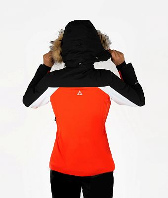 Превью Женская горнолыжная куртка Куртка горнолыжная FISCHER Alpbach Red Tomato