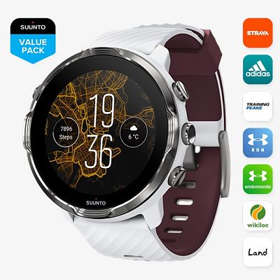 Превью  Спортивные часы SUUNTO 7 White/Burgundy