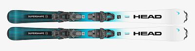 Превью Детские горные лыжи Горные лыжи HEAD Supershape Team Easy JRS + JRS 4.5 GW (31450401)