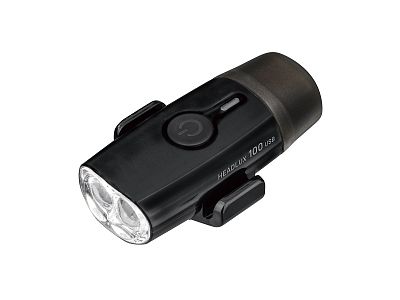 Превью  Велофонарь передний TOPEAK HeadLux 100 USB (2 белых диода) (TMS096B)