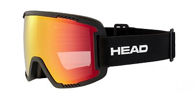 Превью Горнолыжная маска Маска горнолыжная HEAD Contex Black/FMR Yellow-Red (392811)
