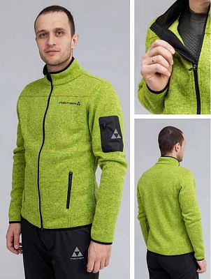 Превью Средний слой Джемпер FISCHER Fleece Logo Зелёный