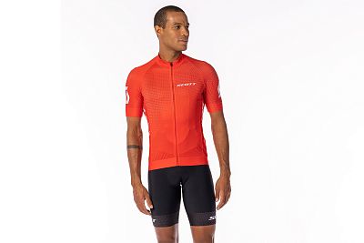 Превью  Велоджерси с коротким рукавом SCOTT RC Pro Fiery Red/White