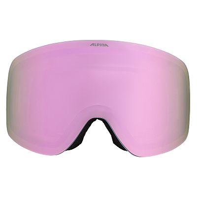 Превью  Маска горнолыжная ALPINA Penken Q-Lite Smoke Blue Matt/Rose (A7299881)