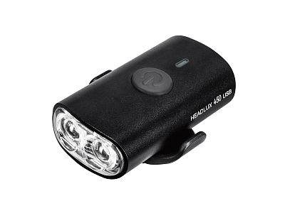 Превью  Велофонарь передний TOPEAK HeadLux 450 USB (2 белых диода) (TMS089B)