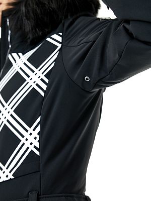 Превью Женский горнолыжный комбинезон Комбинезон горнолыжный POIVRE BLANC W24-0831-WO Cross Black