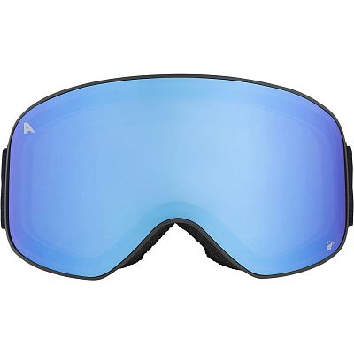 Превью  Маска горнолыжная ALPINA Slope Q-Lite Black Matt/Blue (A7293831)