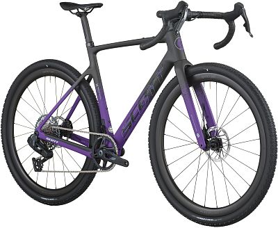 Превью Карбоновый гравийный велосипед Велосипед SCOTT Addict Gravel 20 (2026) Carbon Black/Indigo Purple