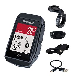 Превью Велокомпьютер SIGMA ROX 11.1 Evo HR Set беспроводной (150+ функций) Чёрный