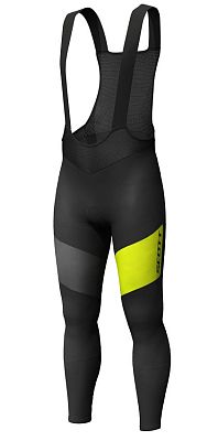 Превью  Велорейтузы SCOTT RC Warm +++ с лямками Black/Sulphur Yellow