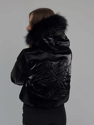 Превью Женская горнолыжная куртка Куртка горнолыжная HIGH SOCIETY Victoria Nebula Black
