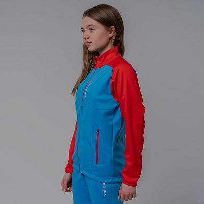 Превью Детская лыжная куртка Куртка лыжная NORDSKI Jr. Premium Blue/Red