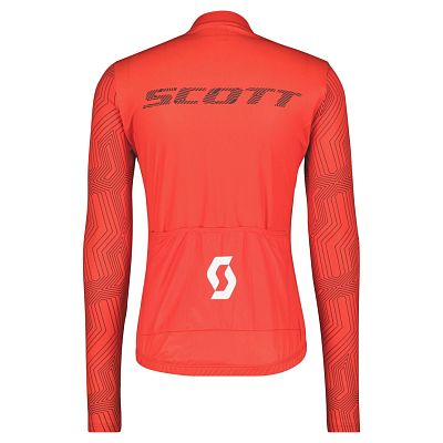 Превью  Велоджерси с длинным рукавом SCOTT RC Team 10 Fiery Red/White