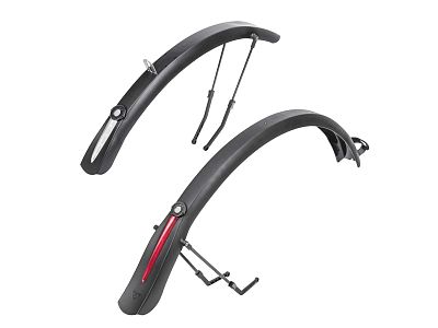 Превью Крыло для велосипеда Комплект велосипедных крыльев TOPEAK DeFender iGlow TX TIG-DF04 28"