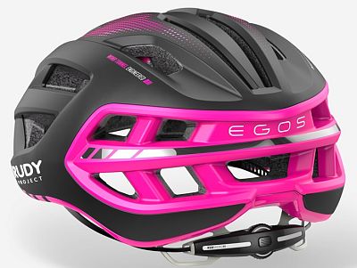 Превью Шлем велосипедный Шлем велосипедный RUDY PROJECT Egos Black/Pink Fluo Matte