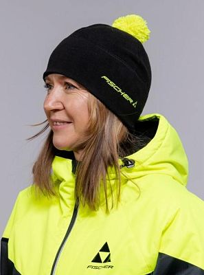 Превью Лыжная шапочка Шапка лыжная FISCHER Fleece Черный