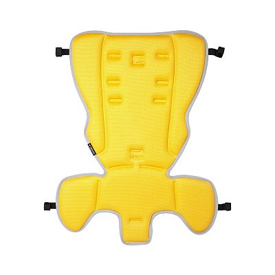 Превью  Велокресло детское TOPEAK BabySeat II Серый/Желтый на багажник 22 кг (с багажником 26" ) (TCS2205)