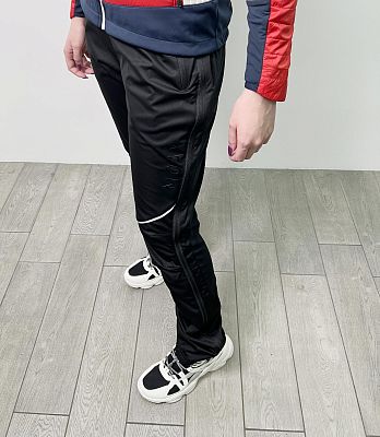 Превью Женские лыжные брюки Брюки лыжные MOAX Solo Full Zip W Чёрный