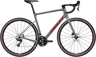Превью  Велосипед RIDLEY Grifn Gravel GRX600 2x12 (2026) Battleship Grey/Candy Red Metallic