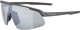 Превью Велоочки ALPINA Turbo Pro S Q-Lite Midnight-Grey Matt, Линзы: Silver Mirror Cat.2 (A8752021)