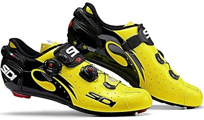 Превью  Велотуфли SIDI Wire Carbon Жёлтый Fluo/Чёрный Лакированный