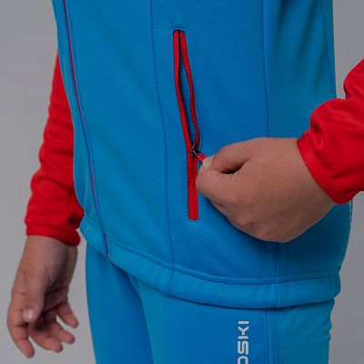 Превью Детская лыжная куртка Куртка лыжная NORDSKI Jr. Premium Blue/Red