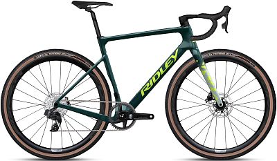 Превью  Велосипед RIDLEY Astr GRX600 1x12 (2026) Storm Green Metallic/Lime Green