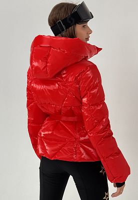 Превью Женская горнолыжная куртка Куртка горнолыжная HIGH SOCIETY Roma Red