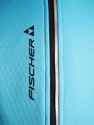 Превью Лыжная куртка Куртка лыжная FISCHER Softshell Warm Jr Бирюзовый
