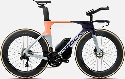 Превью  Велосипед ORBEA Ordu M10iLTD UCI (2026) Halo Silver/Tanzanite/Orange Cloud