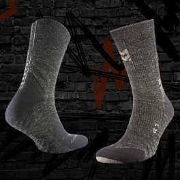 Превью Лыжные носки MORETAN Trekking Merino Grey