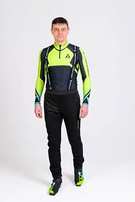 Превью Лыжные брюки Брюки лыжные FISCHER Softshell Warm Чёрный