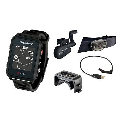Превью  Спортивные часы SIGMA ID.Tri Set Black (24250)