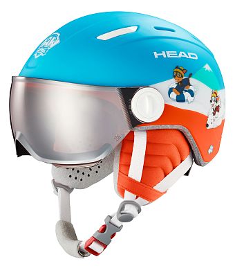 Превью Детский горнолыжный шлем Шлем горнолыжный HEAD Mojo Visor Paw (328113)
