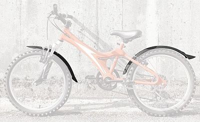 Превью Крыло 20" Комплект велосипедных крыльев SKS Velo 55 Kids Set 20" Чёрный