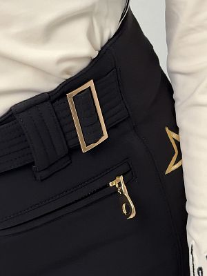 Превью Женские горнолыжные брюки Брюки горнолыжные HIGH SOCIETY Lani Star Black