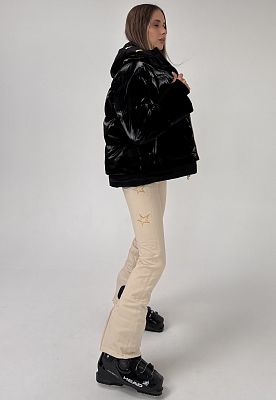 Превью Женские горнолыжные брюки Брюки горнолыжные HIGH SOCIETY Lani Star Cream