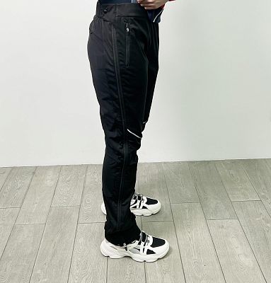 Превью Женские лыжные брюки Брюки лыжные MOAX Solo Full Zip W Чёрный