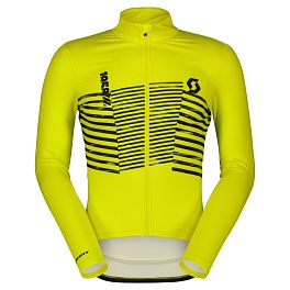 Превью Велоджерси с длинным рукавом SCOTT RC Team Warm Graphics Sulphur Yellow