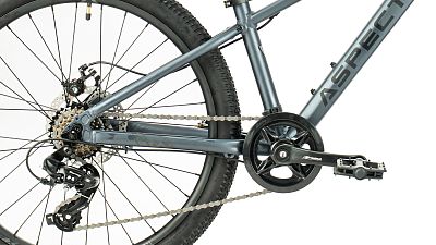 Превью Подростковый велосипед 24 дюйма Велосипед ASPECT Air 24 Серый (2026)