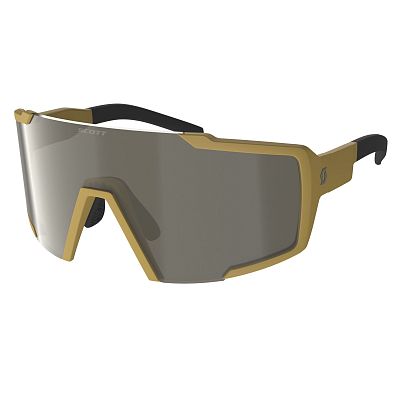 Превью Велоочки Велоочки SCOTT Shield Compact Gold, Линзы: Bronze Chrome (289235-0013014)