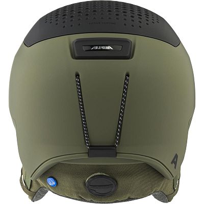 Превью  Шлем горнолыжный ALPINA Gems Olive/Black Matt (A9235-60)