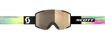 Превью Фотохромная горнолыжная маска Маска горнолыжная SCOTT Shield LS Black Neon Yellow/Bronze Chrome (277836-4755245)